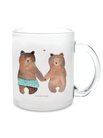 Mr. & Mrs. Panda Kaffeetasse Bär Freundin ohne Spruch in Transparent