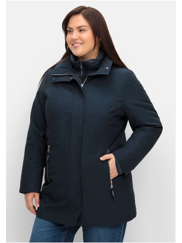 sheego 4-in-1-Outdoorjacke in nachtblau