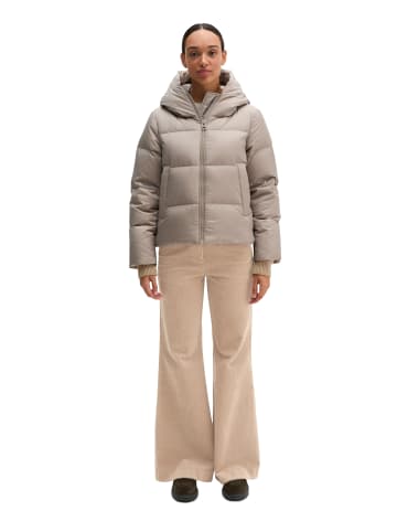 Marc O'Polo Puffer-Daunenjacke mit Kapuze regular in Earthy Taupe
