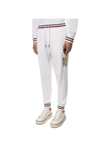Dolce & Gabbana Weiß Baumwolle Jogginghose (Workout Hose)