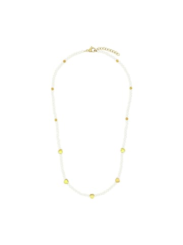 Amor Kette mit Anhänger Edelstahl, IP gold in Gold