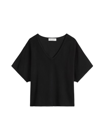 Marc O'Polo Kurzarm-Pullover loose in Schwarz