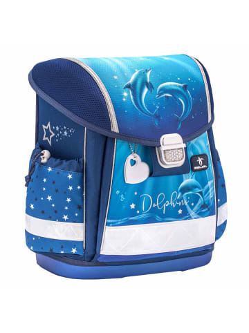 Belmil 4tlg-Set: Schulranzen Set Classy  Dolphins