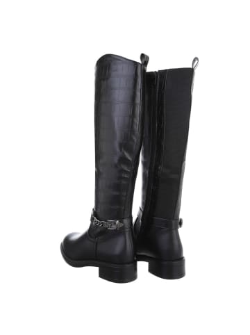 Ital-Design Stiefel in Schwarz