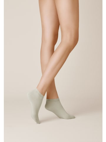 Kunert Sneakersocken Blue nachhaltig in Flachs