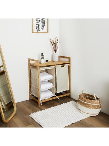 CALICOSY Badezimmer-Organizer ELYO in Helles - (W)77 x (H)69,5 x (L)38 cm