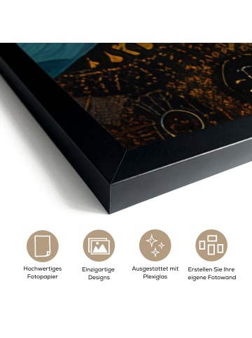 MuchoWow Poster mit Leiste Vollmond