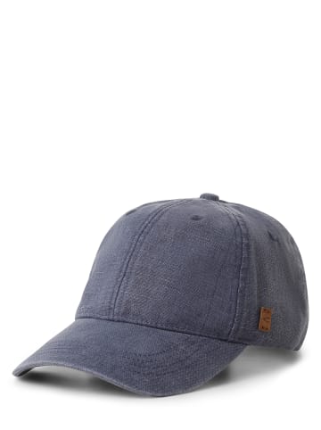 Camel Active Cap mit Leinen-Anteil in indigo