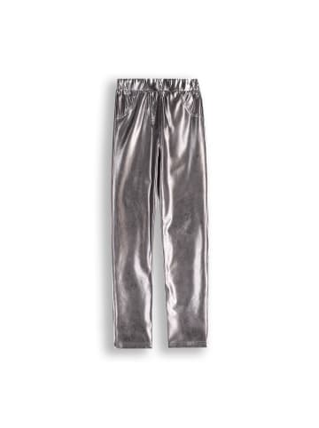 Coccodrillo Leggings mit langem Hosenbein in silbern