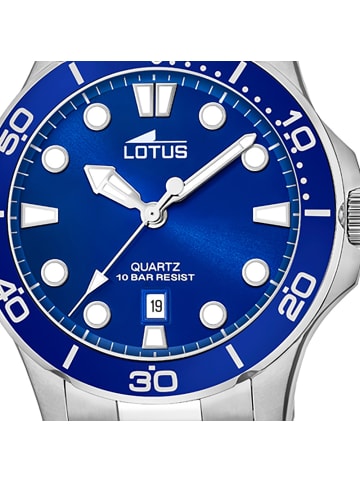 Lotus Analog-Armbanduhr Lotus Sport silber mittel (ca. 39mm)
