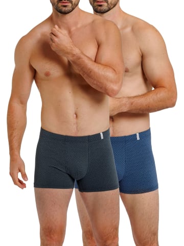 Haasis Bodywear 2er-Set: Pants in navy/print