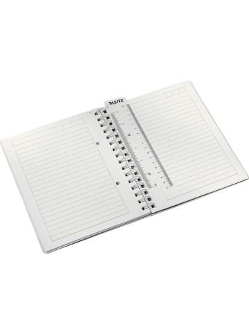 Leitz Collegeblock Wow A5 PP liniert holzfrei 80 Blatt schwarz