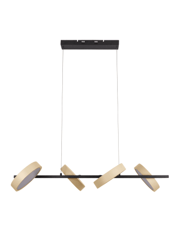 näve LED Pendelleuchte "TESSA" in beige - (L)110 cm x (B)52 cm x (H)150 cm - EEK F