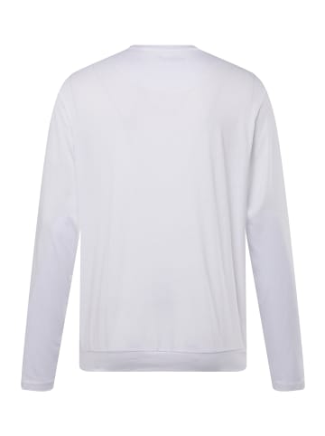 Men Plus Kurzarm T-Shirt in schneeweiß