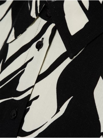 Someday Bluse Zerlian floral in schwarz weiß