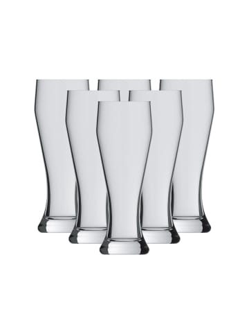 Pasabahce 6er Set Weizenbiergläser Ranft in Transparent 0,3 l in transparent