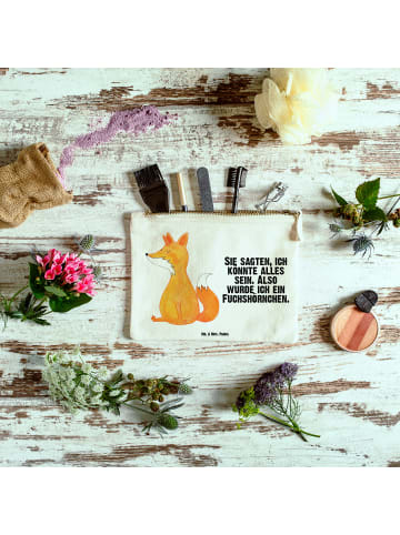 Mr. & Mrs. Panda Stofftasche Einhorn Wunsch mit Spruch in Weiß