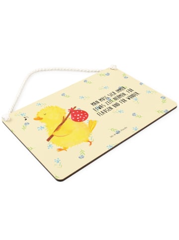 Mr. & Mrs. Panda Deko Wandtafel Küken Wander mit Spruch in Blumig