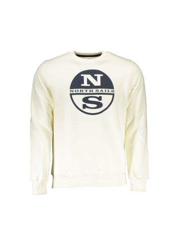 North Sails Weißes Baumwoll-Sweatshirt