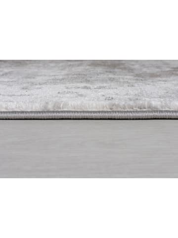 KADIMA DESIGN Kurzflor-Teppich Pflegeleicht DEE Abstrakt Strapazierfähig in Grau