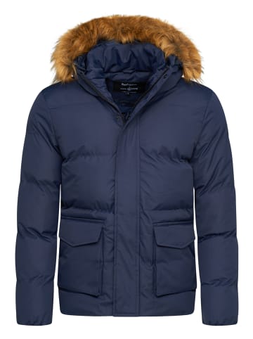 behype Winterjacke BHADLYR in dunkelblau