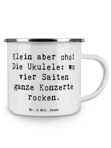 Mr. & Mrs. Panda Kaffeetasse Spruch Ukulele Magie mit Spruch in Weiß