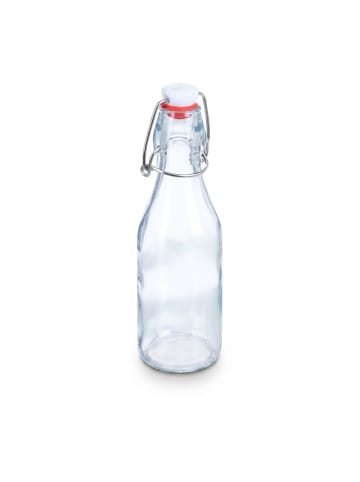 relaxdays 6 x Bügelflasche in Transparent - 250 ml