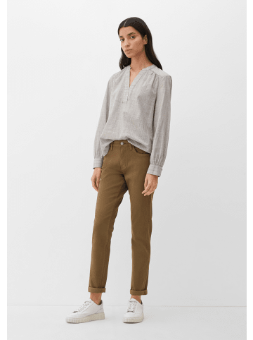 s.Oliver Jeans-Hose lang in Olive