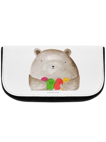 Mr. & Mrs. Panda Kulturbeutel Bär Gefühl ohne Spruch in Weiß