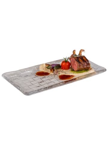 APS Teller/Sushiboard in transparent, 29,5 x 15,5, H: 1,5 cm