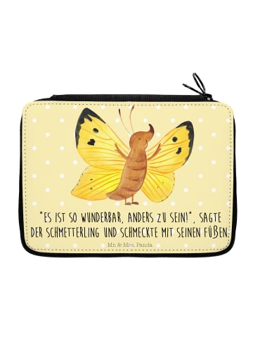 Mr. & Mrs. Panda Bleistiftetui Schmetterling Zitronenfalter mit ... in Gelb Pastell