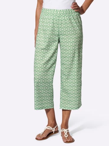 Sieh an! Culotte in ecru-apfel-bedruckt