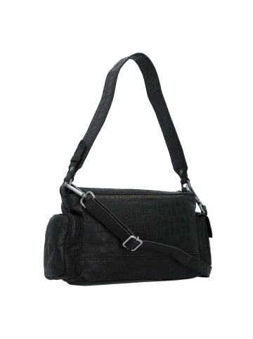 Cowboysbag Hawley Glam Schultertasche Leder 25 cm in croco black