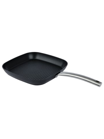 axentia Grillpfanne Blackline, ca. 28 x 28 x 4 cm, geschmiedet