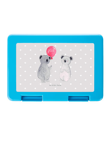 Mr. & Mrs. Panda Rundungerbrotdose Koala Luftballon ohne Spruch in Grau Pastell