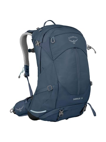 Osprey Sirrus 34 Women - Wanderrucksack 57 cm (elderberry purple-chiru tan) in muted space blue