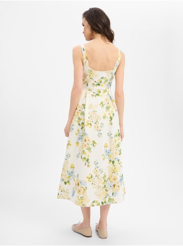 Marie Lund Abendkleid in vanille mehrfarbig - 0001