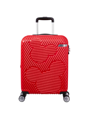 American Tourister Mickey Clouds - 4-Rollen-Kabinentrolley 55 cm erw. in Mickey Classic Red