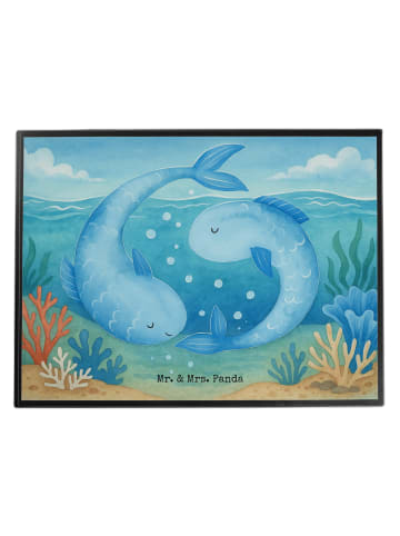 Mr. & Mrs. Panda Schreibunterlage Sternzeichen Fische Design ohn... in Weiß