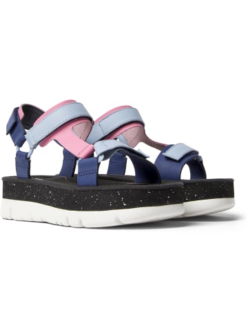 Camper Sandalen " Oruga Up " in Blau / Rosa