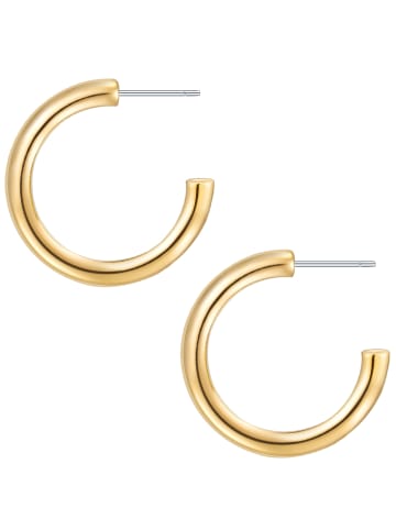Yokoamii Creolen Metall-Legierung in gelbgold