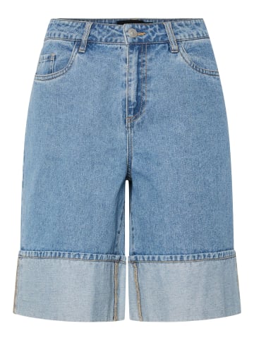 Pieces Jeansshorts in Light Blue Denim