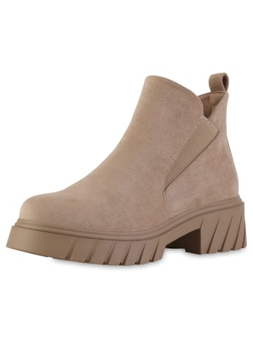 VAN HILL Klassische Stiefeletten Juliet in Khaki