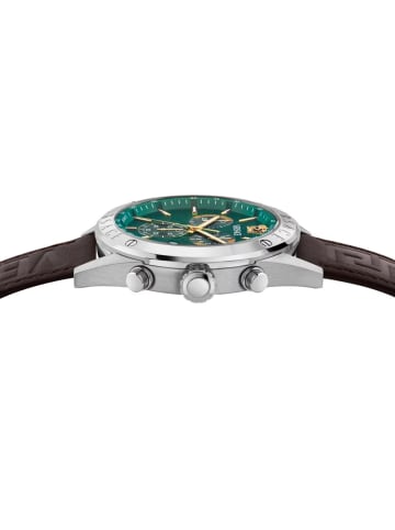 Versace Analoguhr für Herren in braun