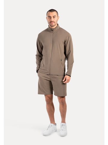 SMILODOX Trainingsjacke Delian in Taupe