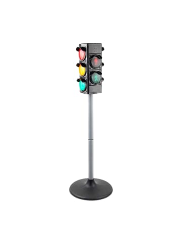 relaxdays Spielzeugampel in Schwarz/ Silber - (B)21 x (H)69 x (T)21 cm