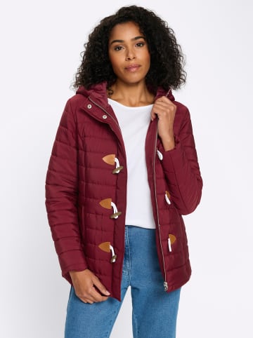 Sieh an! Steppjacke in dunkelrot