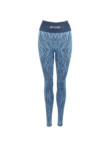 Roberto Geissini Sport Leggings Zebra Blau