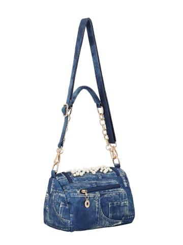 NAEMI Women Satchel in Blue