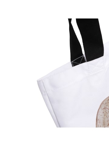 Mr. & Mrs. Panda Tote Bag Otter Hände halten ohne Spruch in Weiß